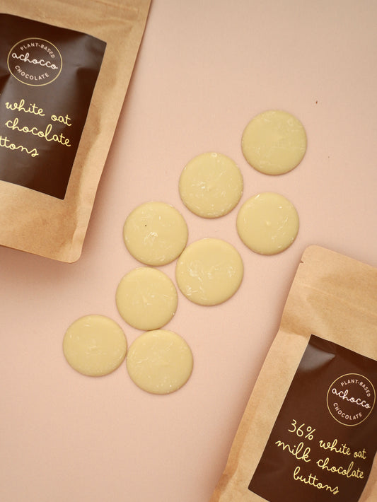 36.5% Colombian White Oat M!lk Chocolate Buttons