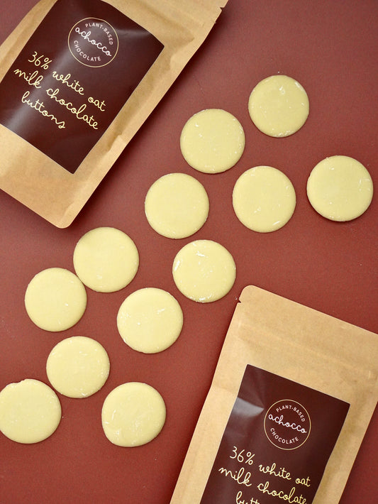 36.5% Colombian White Oat M!lk Chocolate Buttons