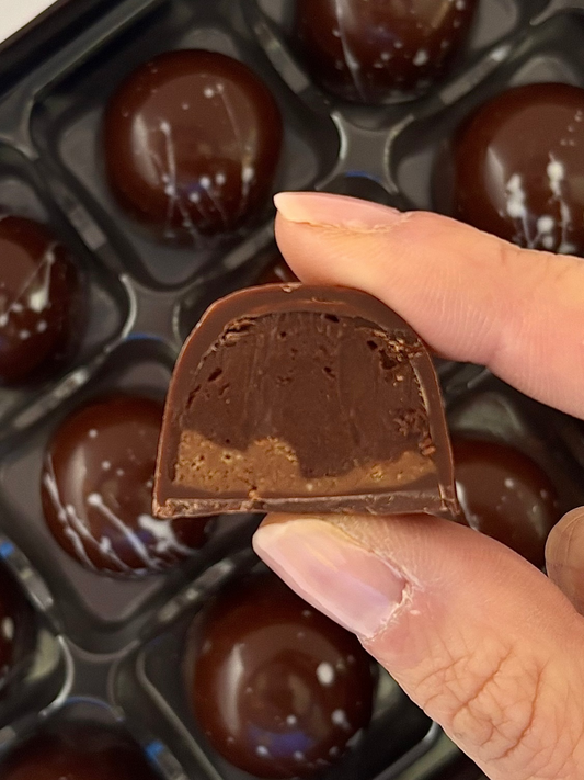 Chai Biscoff Triple Chocolate Bonbons