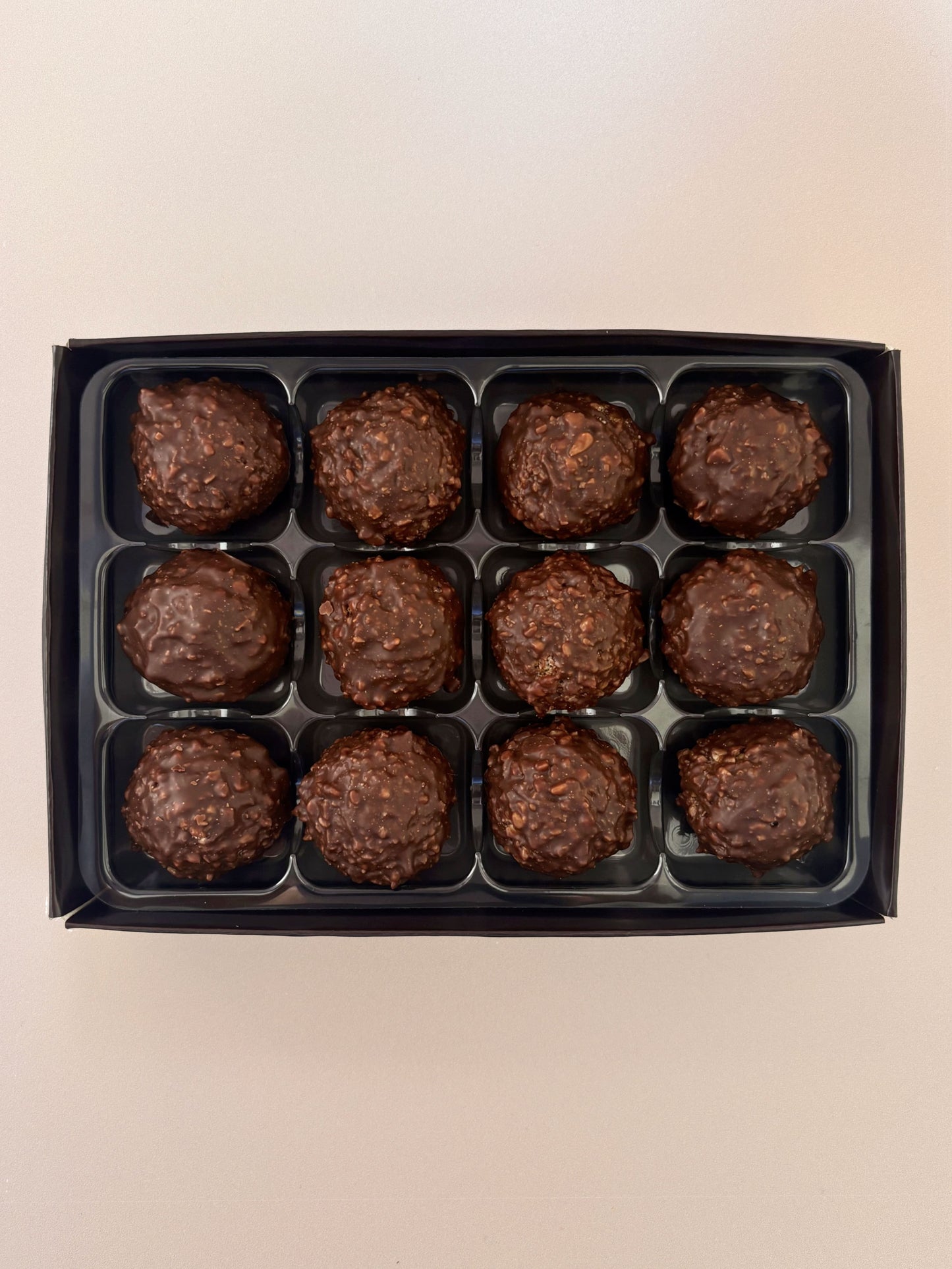 Hazelnut Rocher Chocolate Truffles