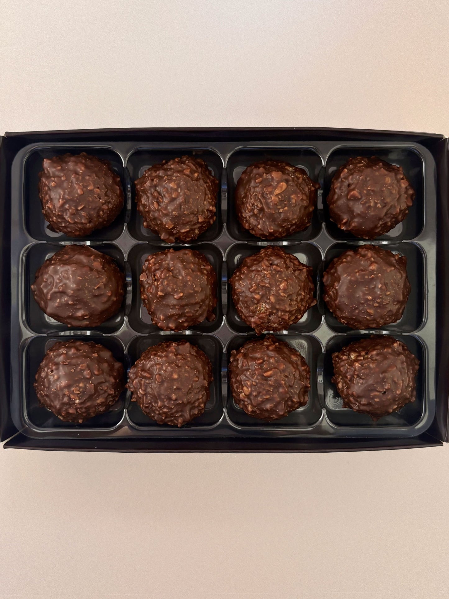 Hazelnut Rocher Chocolate Truffles