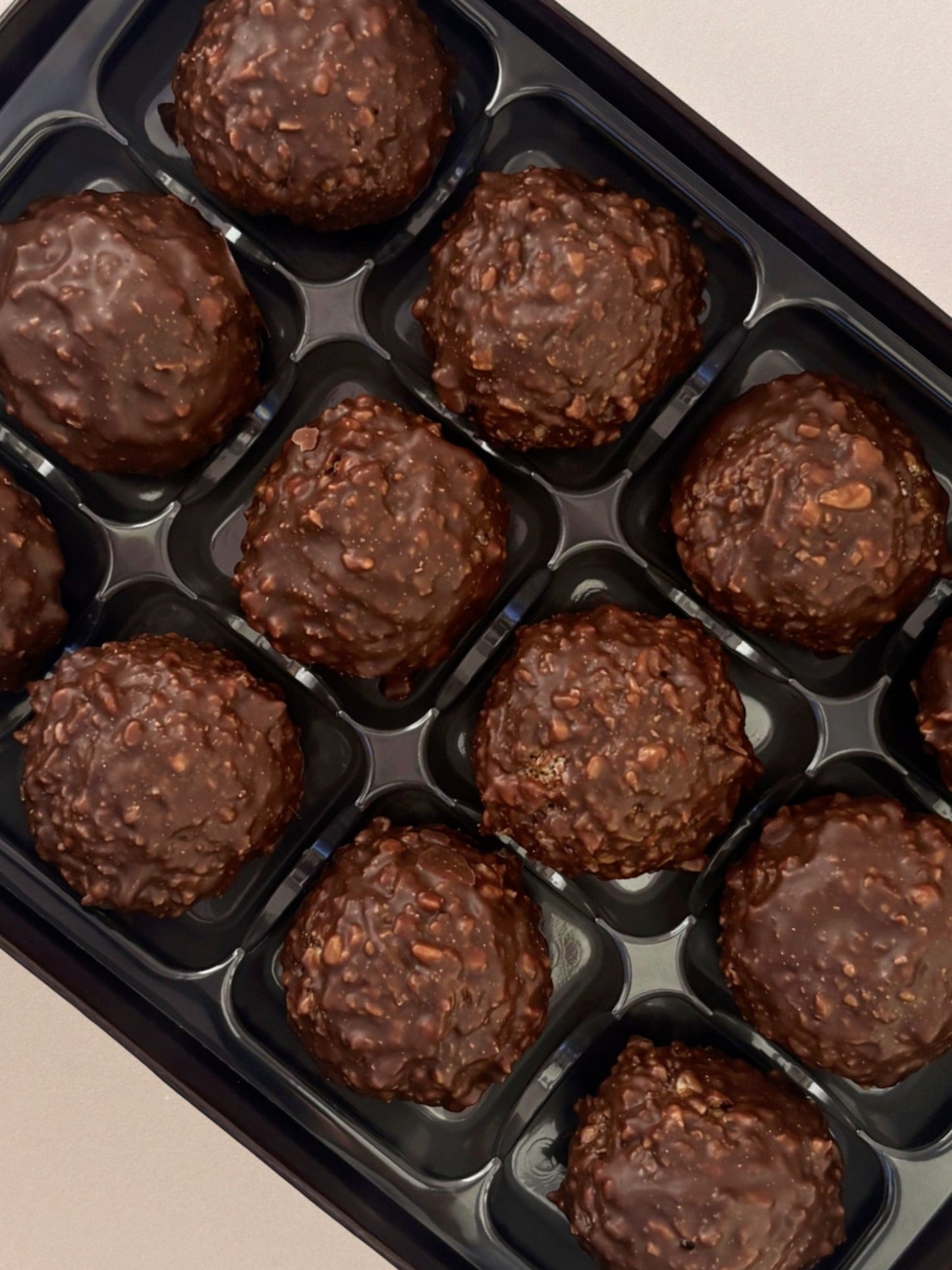 Hazelnut Rocher Chocolate Truffles