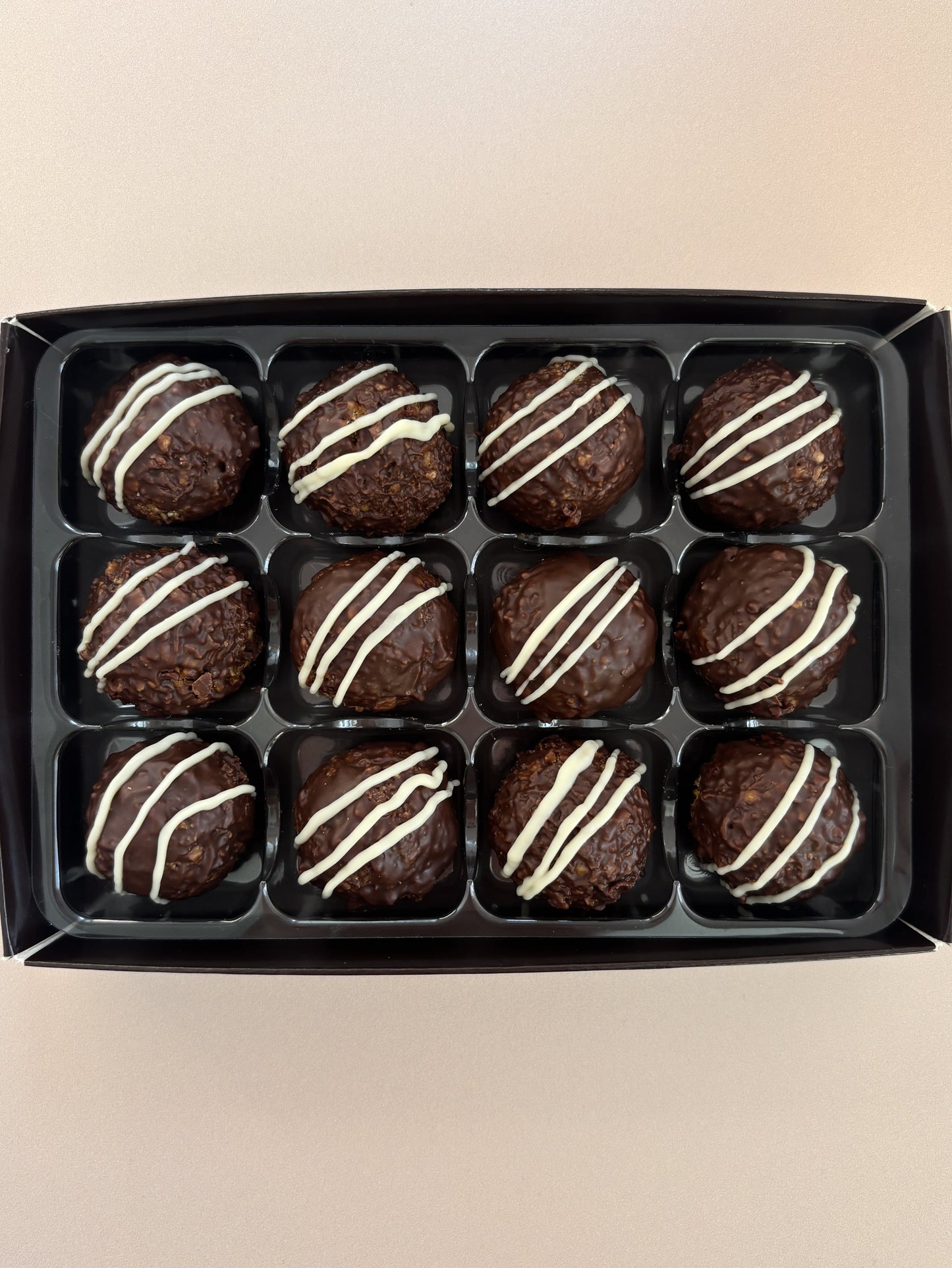 White Chocolate Hazelnut Kinder Bueno Truffles