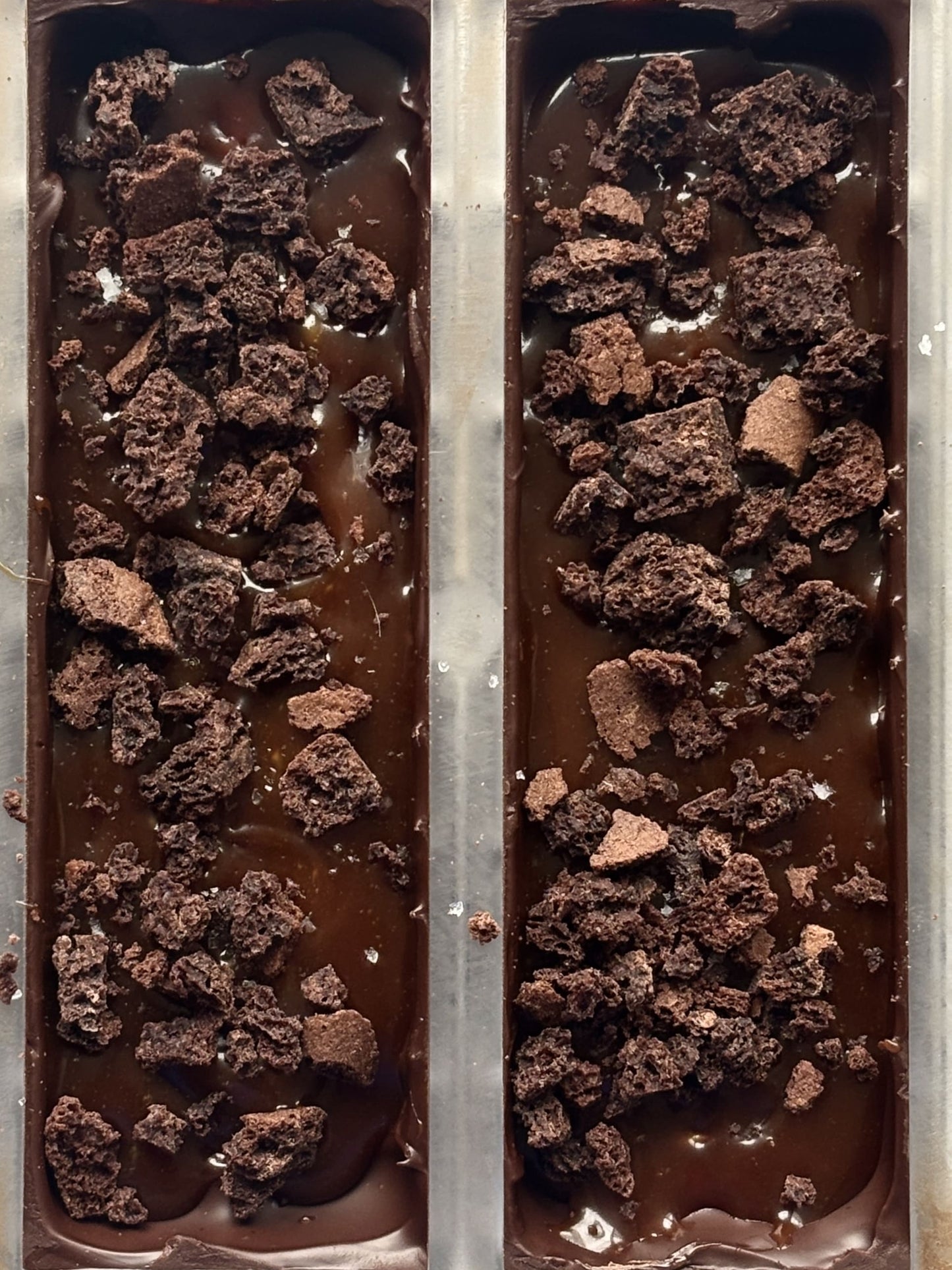 Salted Caramel Brownie 65% Dark Chocolate Bar