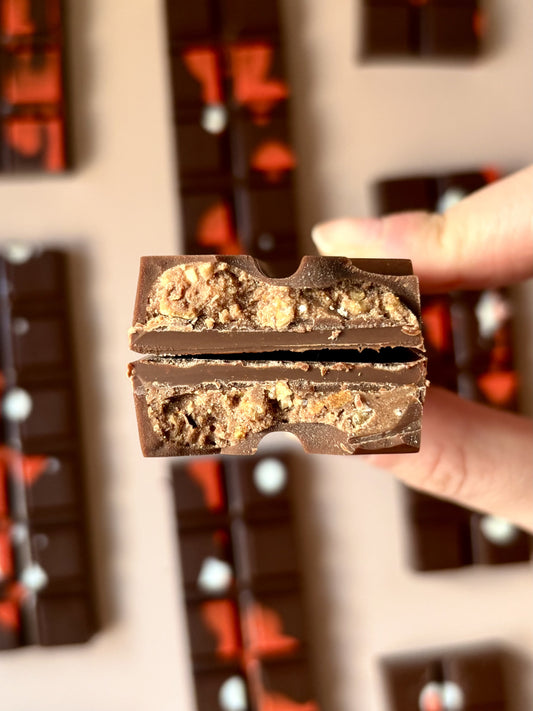 Orange Hazelnut Praline M!lk Chocolate Bar *Christmas Limited Edition*