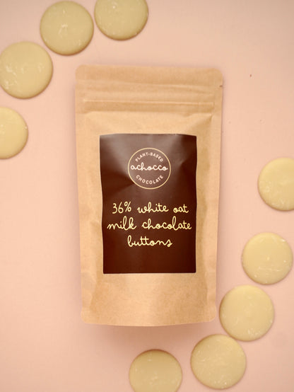 36.5% Colombian White Oat M!lk Chocolate Buttons