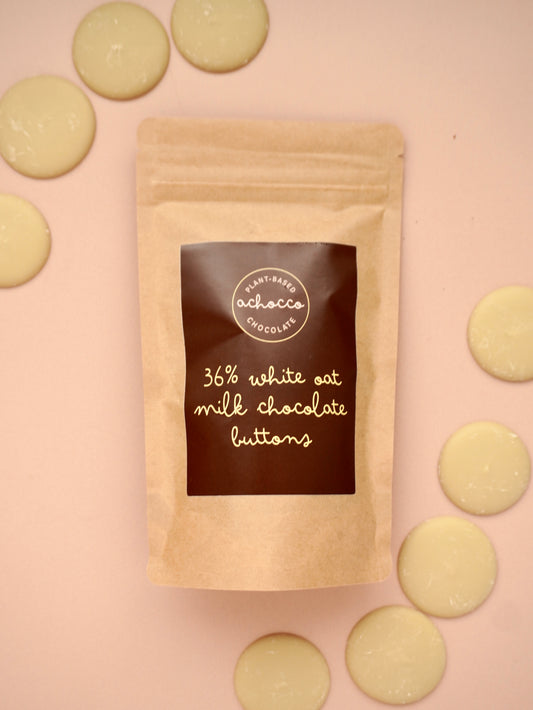 36.5% Colombian White Oat M!lk Chocolate Buttons