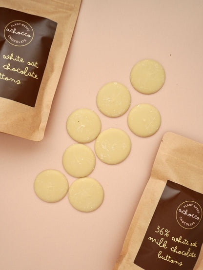 36.5% Colombian White Oat M!lk Chocolate Buttons