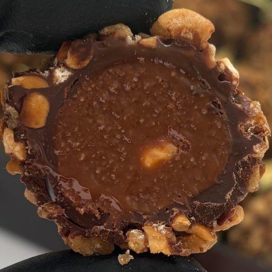 Hazelnut Rocher Chocolate Truffles