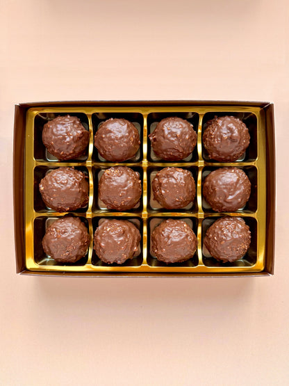 Hazelnut Rocher Chocolate Truffles