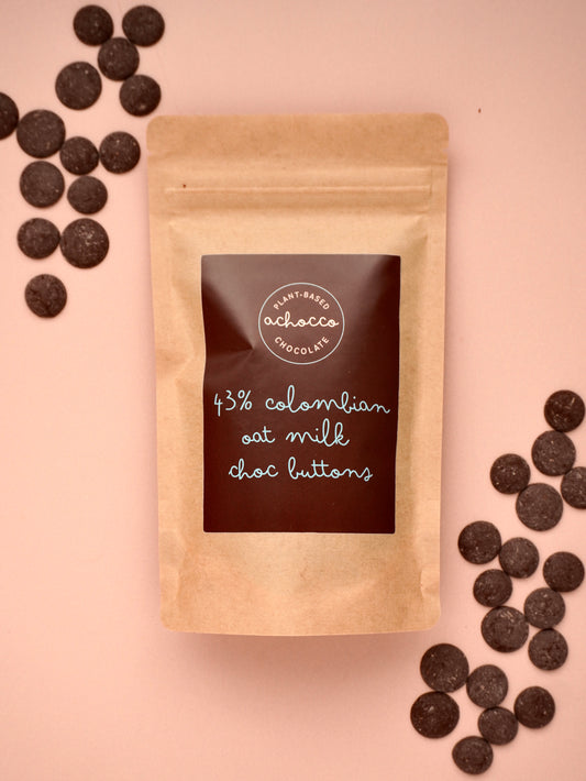 43% Colombian Oat M!lk Chocolate Buttons