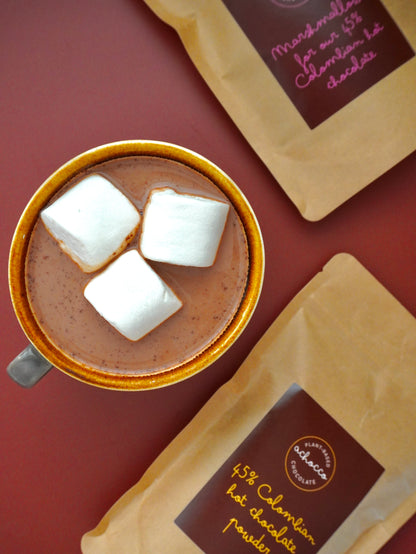 45% Colombian Hot Chocolate & Vegan Marshmallows Bundle