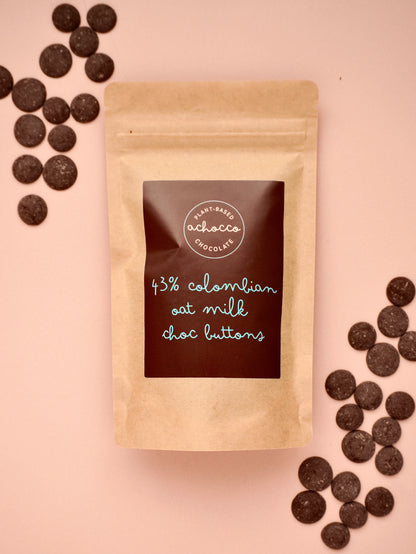 43% Colombian Oat M!lk Chocolate Buttons