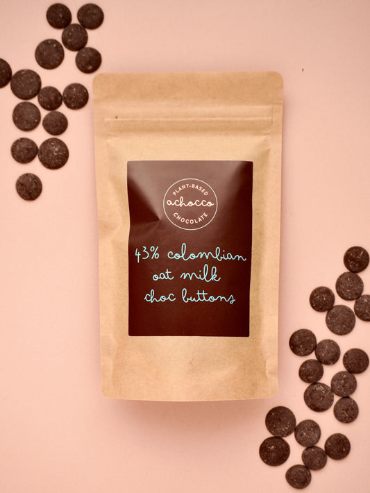 43% Colombian Oat M!lk Chocolate Buttons