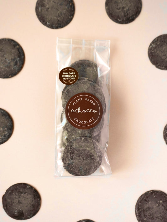 70% Columbian Dark Chocolate Buttons