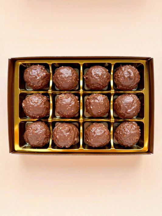 Hazelnut Rocher Chocolate Truffles