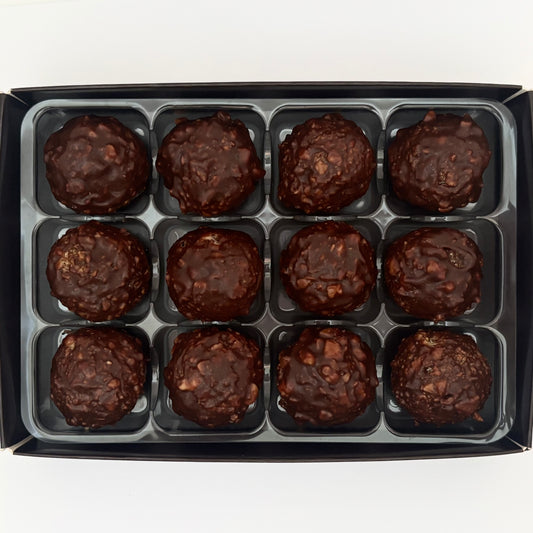 Hazelnut Rocher Chocolate Truffles