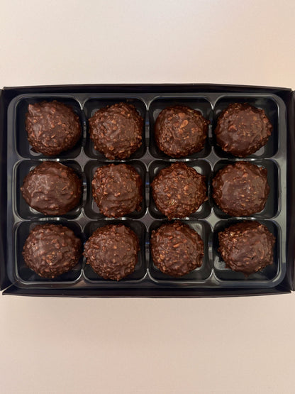 Hazelnut Rocher Chocolate Truffles