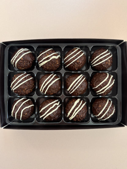White Chocolate Hazelnut Kinder Bueno Truffles