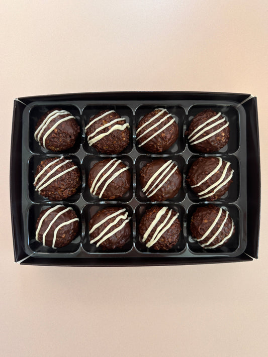 White Chocolate Hazelnut Kinder Bueno Truffles
