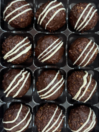 White Chocolate Hazelnut Kinder Bueno Truffles