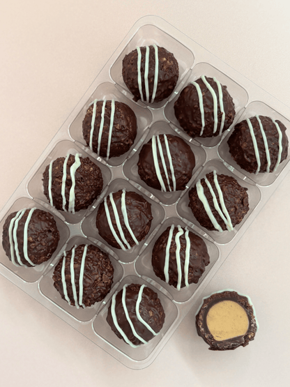 White Chocolate Hazelnut Kinder Bueno Truffles