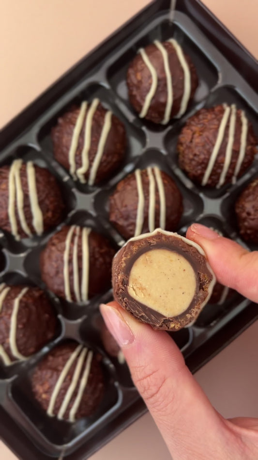 White Chocolate Hazelnut Kinder Bueno Truffles